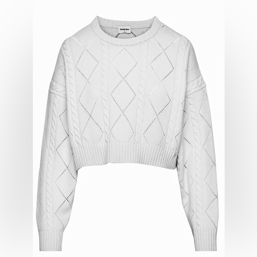 Aritzia Sunday Best Peggy cropped sweater